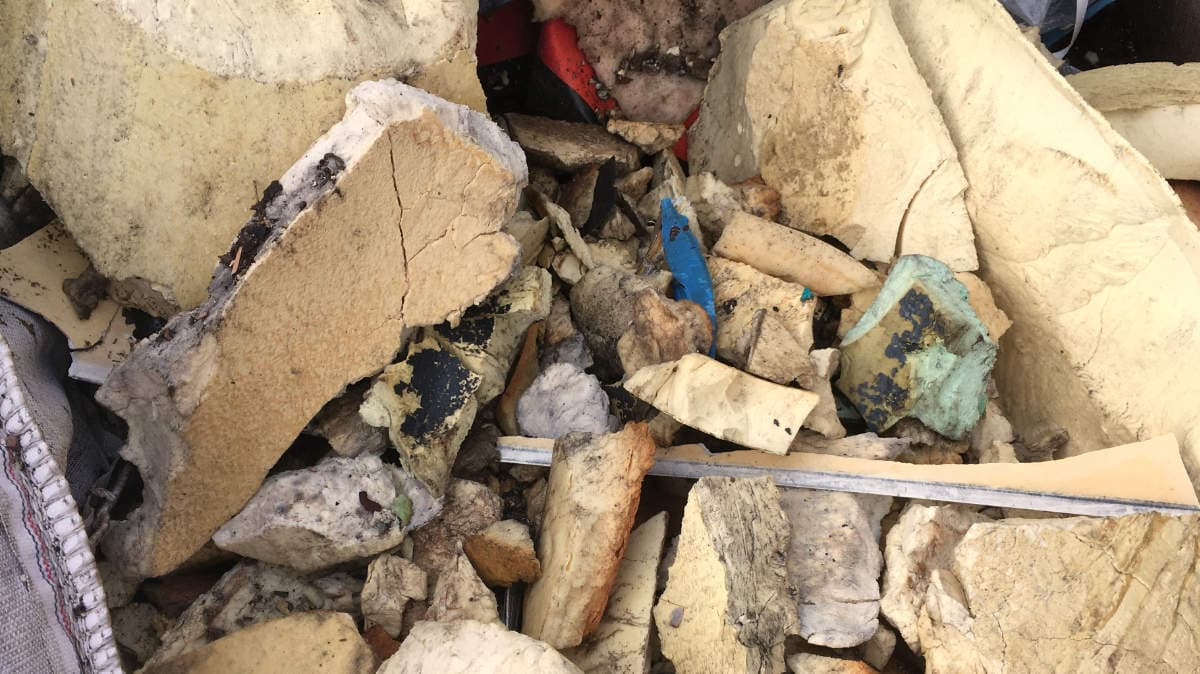 Baustellenmischabfall